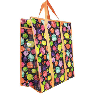 Sterk Eco Friendly Glossy / Matt Zipper sluiting winkelwagen met aangepast ontwerp