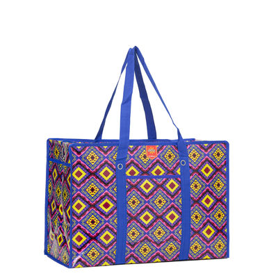 gepersonaliseerde grootte print ontwerp pp geweven zip shopping polypropyleen zakken leverancier