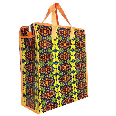 Laminated Woven Pp Shopping Bag Glanzend Helder Herbruikbare Kruidenierszakken Custom