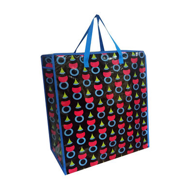 Groentewaren Woven Shopper Niet-geweven polyzakken Laminatie Woven herbruikbare winkeltas