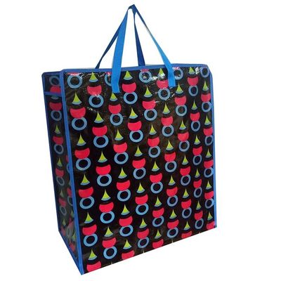 Groentewaren Woven Shopper Niet-geweven polyzakken Laminatie Woven herbruikbare winkeltas