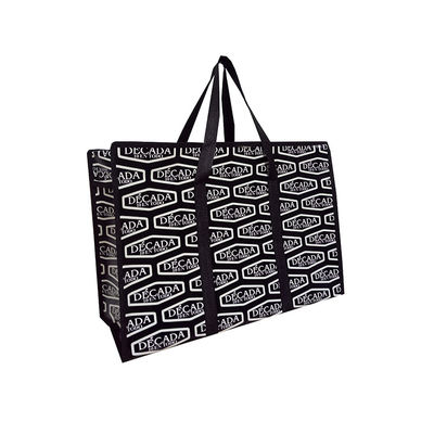 50 cm grote PP-woven winkeltas met coating Pp-woven tas met lang handvat