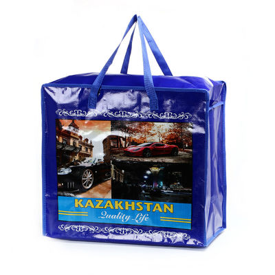 Spotprinting PP Woven Shopping Bag Recycled Plastic Woven Bags ODM