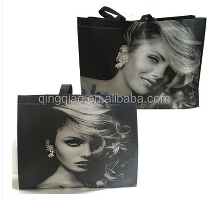 30 tot 50 cm Recycle Pp Woven Shopping Bag Custom Herbruikbare boodschappenzakken