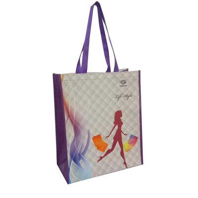 30 tot 50 cm Recycle Pp Woven Shopping Bag Custom Herbruikbare boodschappenzakken