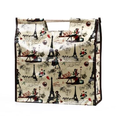 Waterdichte opvouwbare herbruikbare winkeltassen voor aanpassing