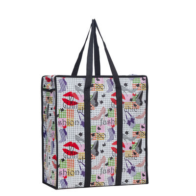 Sterk Nylon Handled Woven Bag Aanpasbaar Eco Friendly Waterdicht Winkeltok