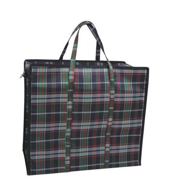 Unisex Canvas Shopping Tote Bag Verstelbare riem met rits sluiting 180GSM PP voering