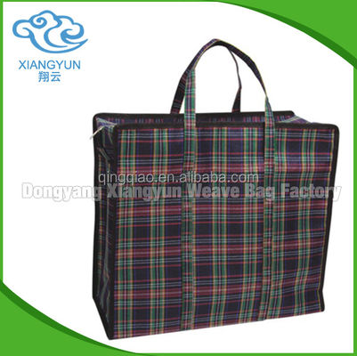 Dubbele Zip Canvas Tote Bag 180 Gsm Unisex Winkeltas Met Snelle Proefomzet
