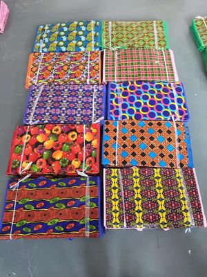 Dubbele handgreep Zipper sluiting PP winkeltasjes in aangepaste CMYK kleuren voor promoties of cadeautjes