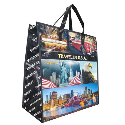 PP Woven Bags Tote Shopping Bag voor aangepaste behoeften